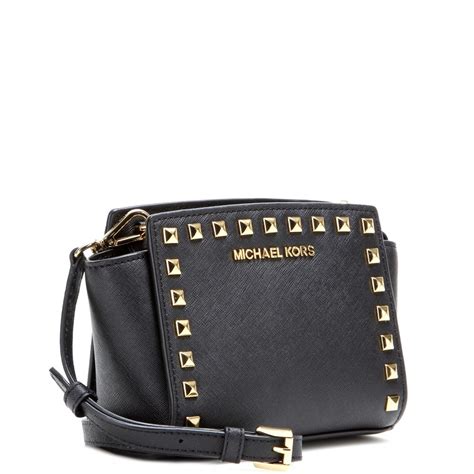 michael kors selma mini studded bag|Michael Kors large selma bag.